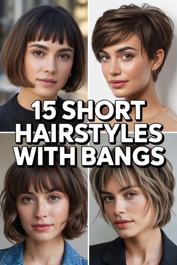 Short Hairstyles with Bangs