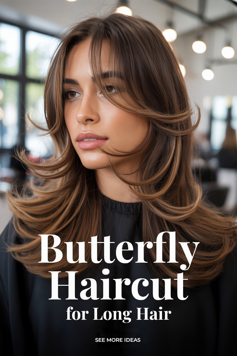 Butterfly Haircut for Long Hair