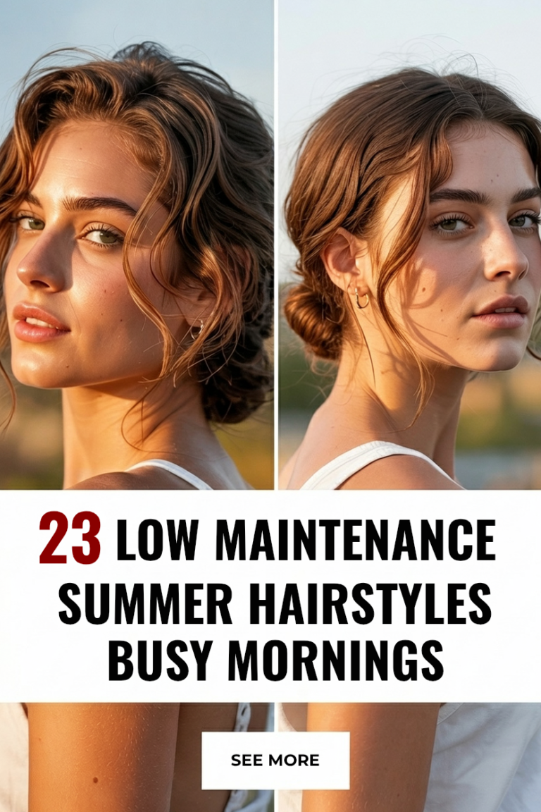 Low Maintenance Hairstyles for Busy Mornings