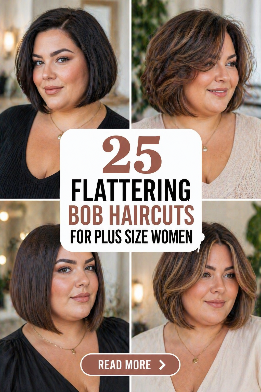 Bob Haircuts for Plus Size Women