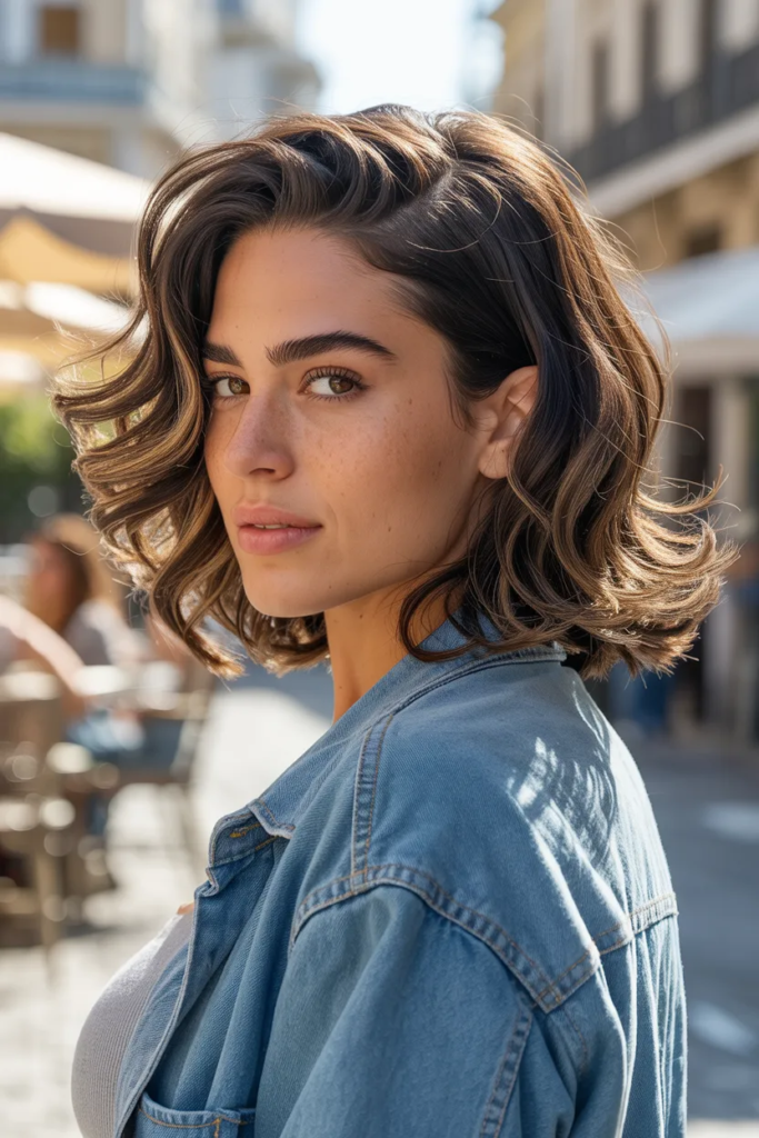 Beach Waves with Side Part