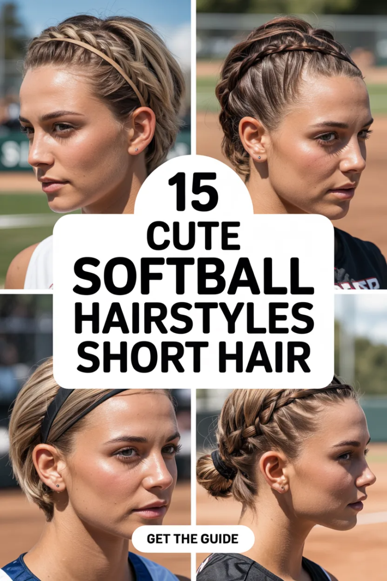 Cute Softball Hairstyles for Short Hair