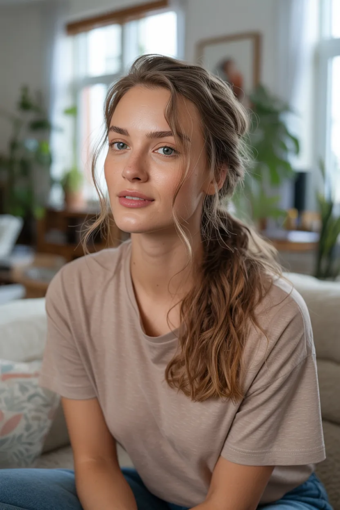 Casual Everyday Messy Ponytail