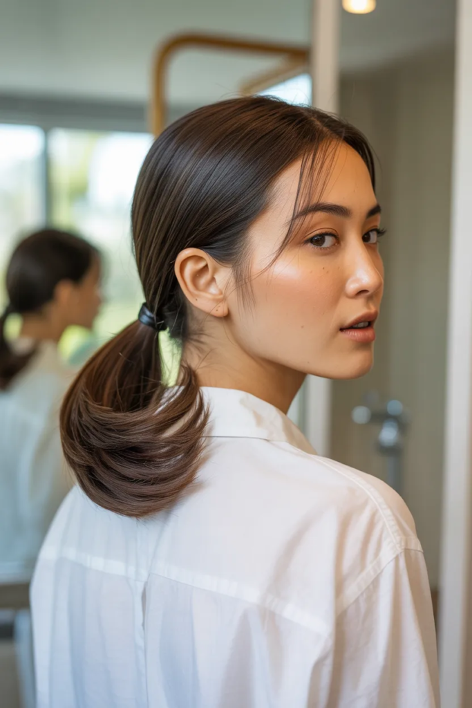 Low Sleek Ponytail