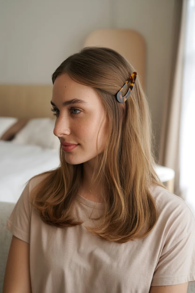 Half-Up with Clip Detail