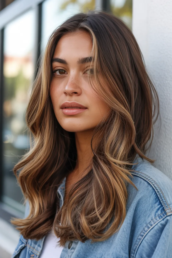 Face-Framing Balayage Highlights