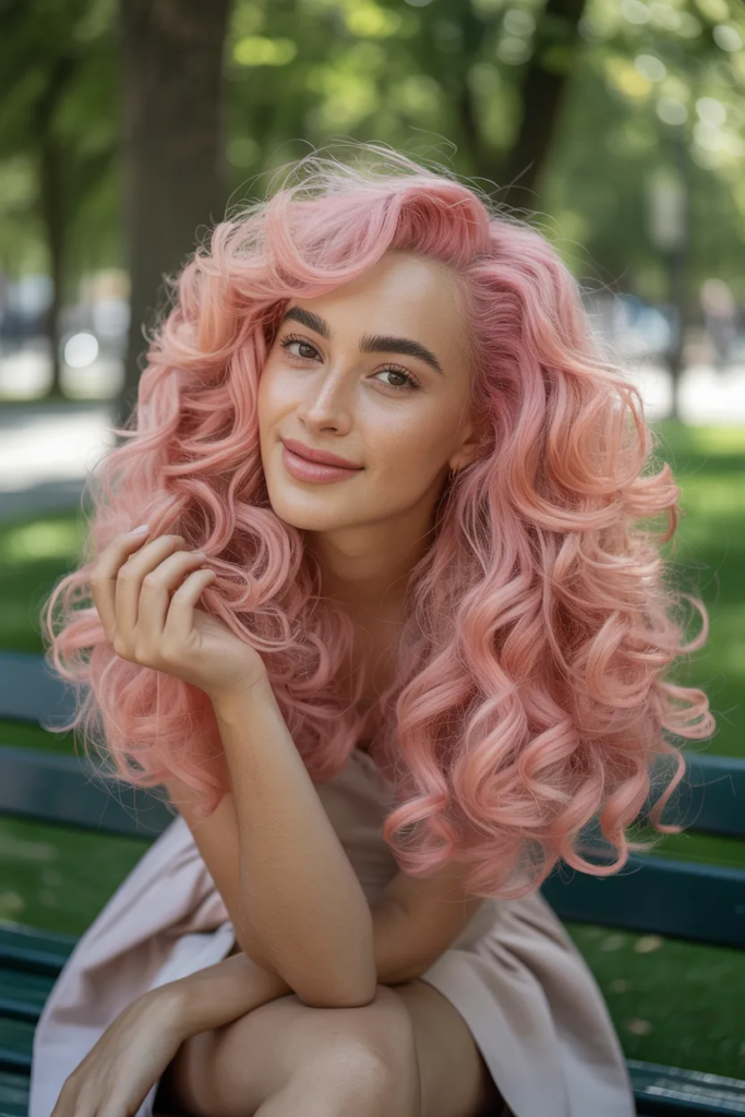 Cotton Candy Pink Hair