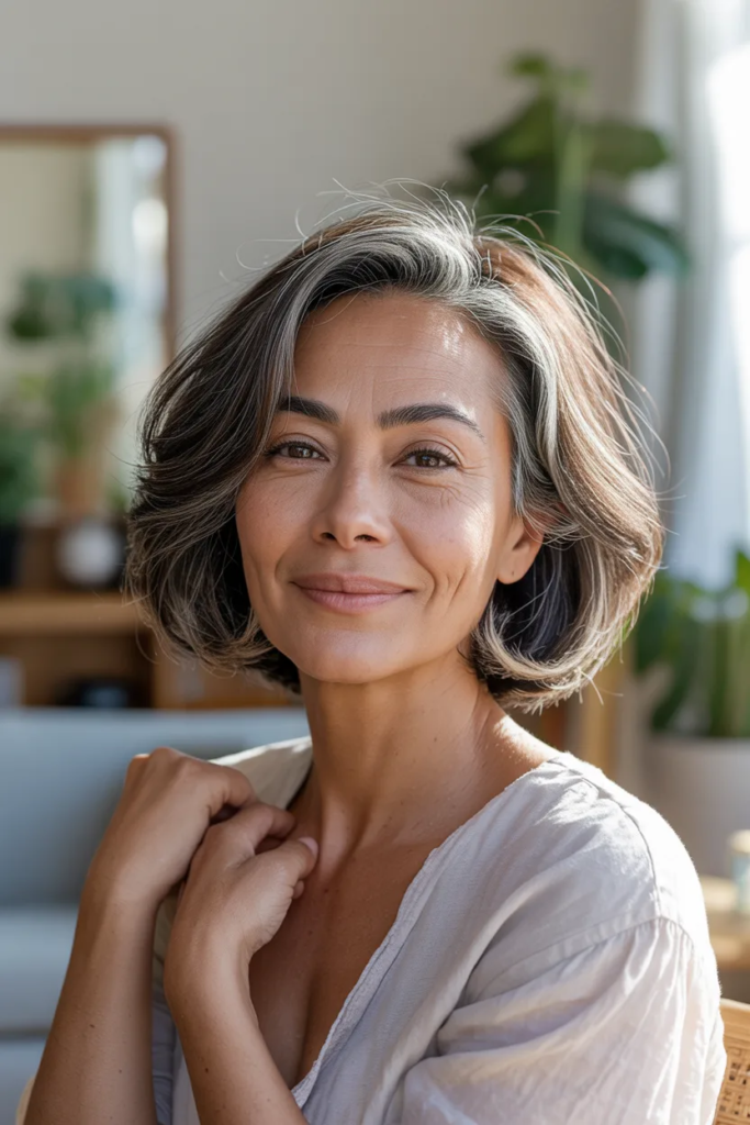 Soft Layered Bob Hairstyle That Adds Movement Without Extra Effort