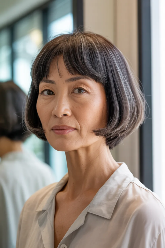 Classic Blunt Haircut That Makes Fine Hair Look Thicker Instantly