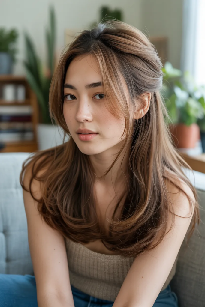 Half-Up Half-Down Style