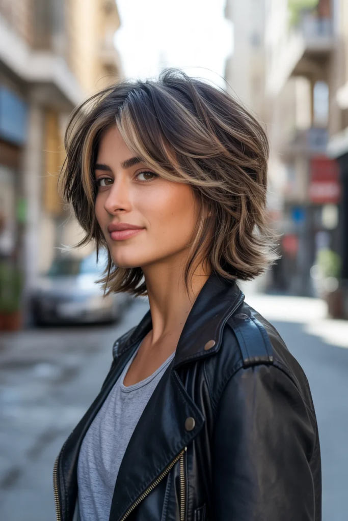 Edgy Mullet-Inspired Wolf Cut