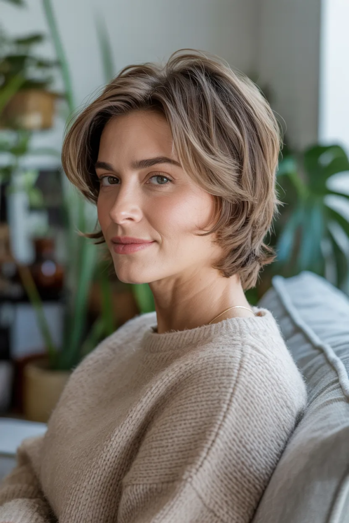 Soft Feminine Wolf Cut