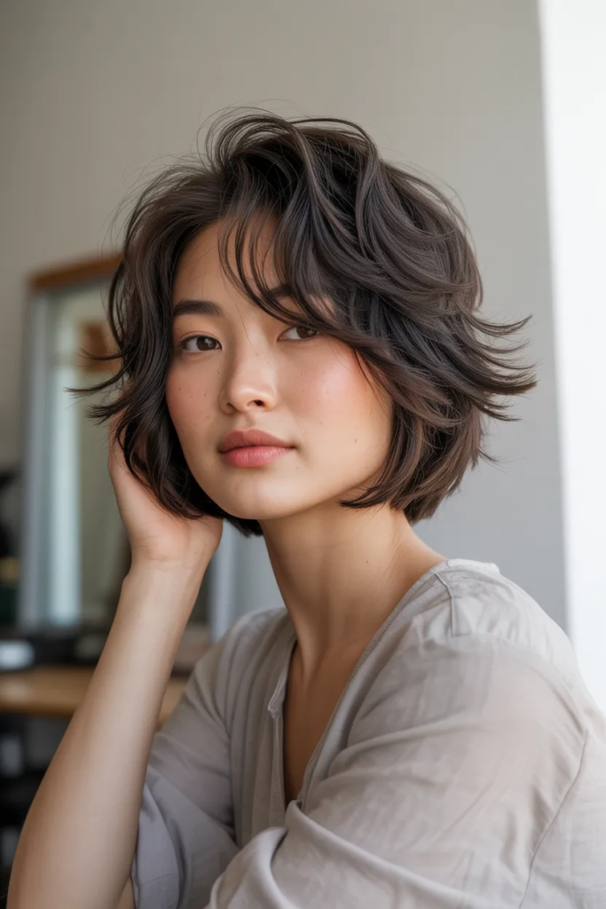 Short Wolf Cut for Thin Hair