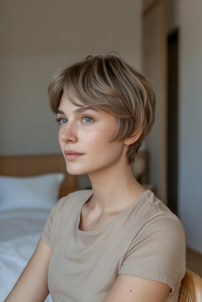 Minimalist Short Wolf Cut