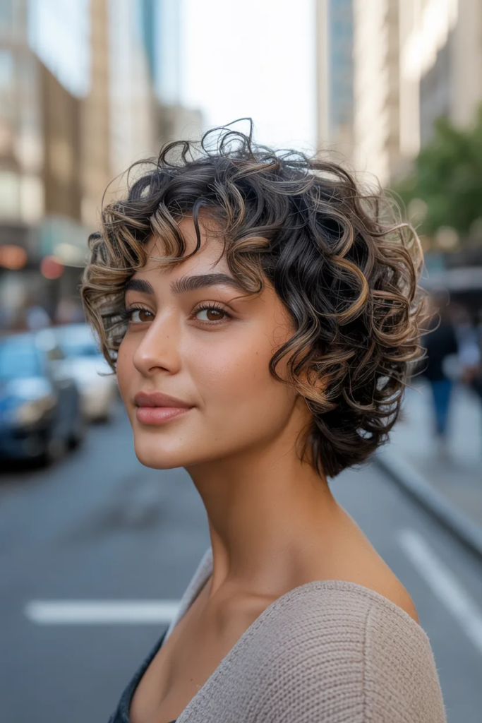 Curly Shag with Tapered Ends