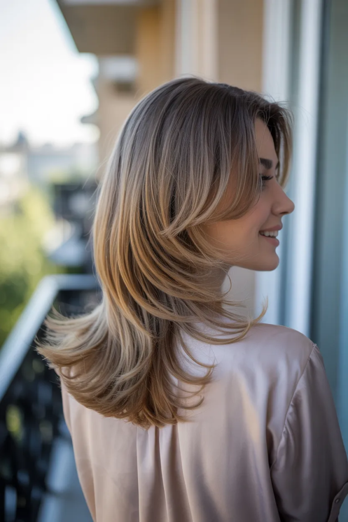 V-Shaped Layered Haircut