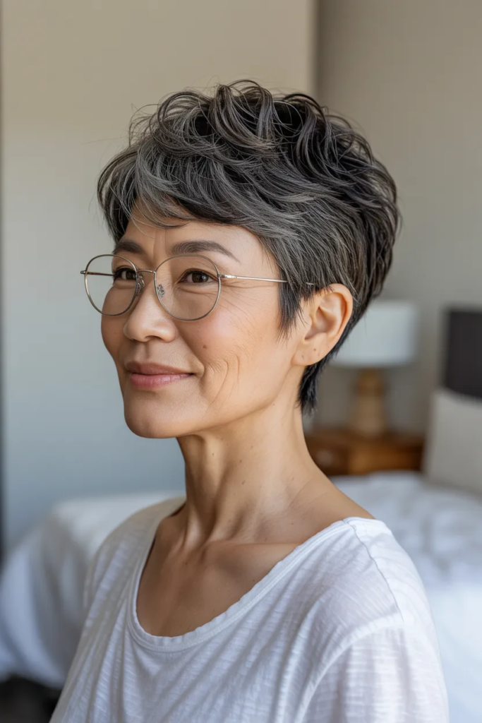 Textured Shaggy Pixie