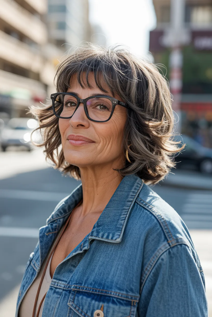 Choppy Shag with Textured Fringe