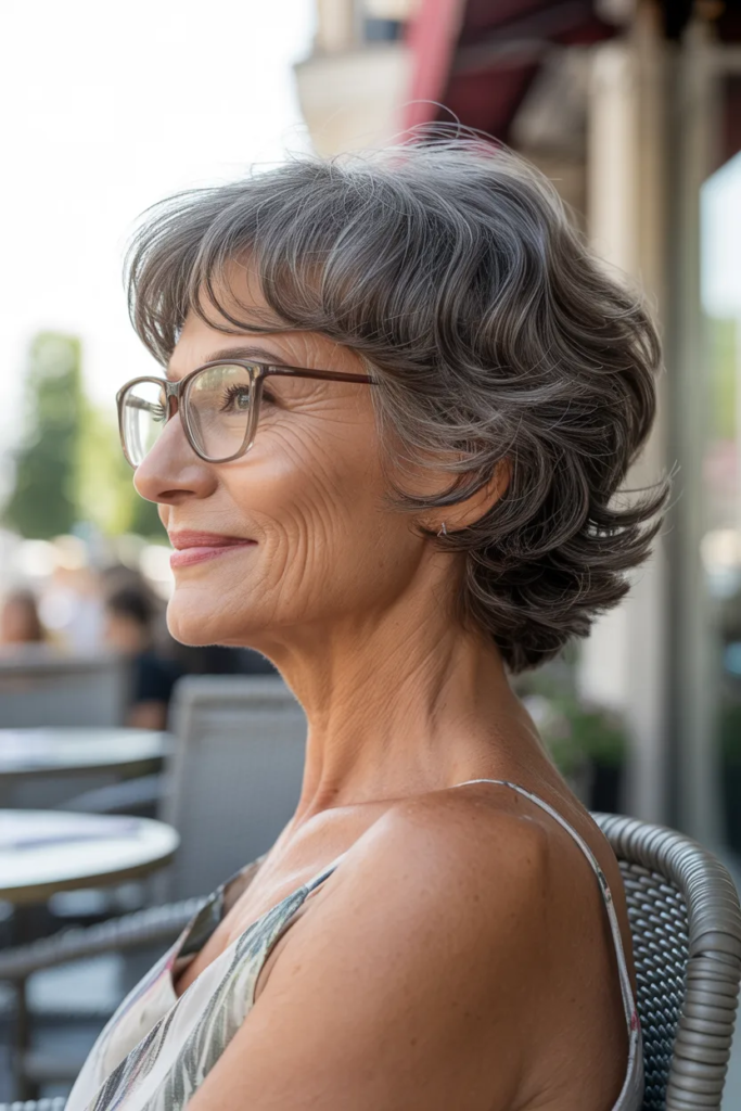 Short Shag for Thick Wavy Hair