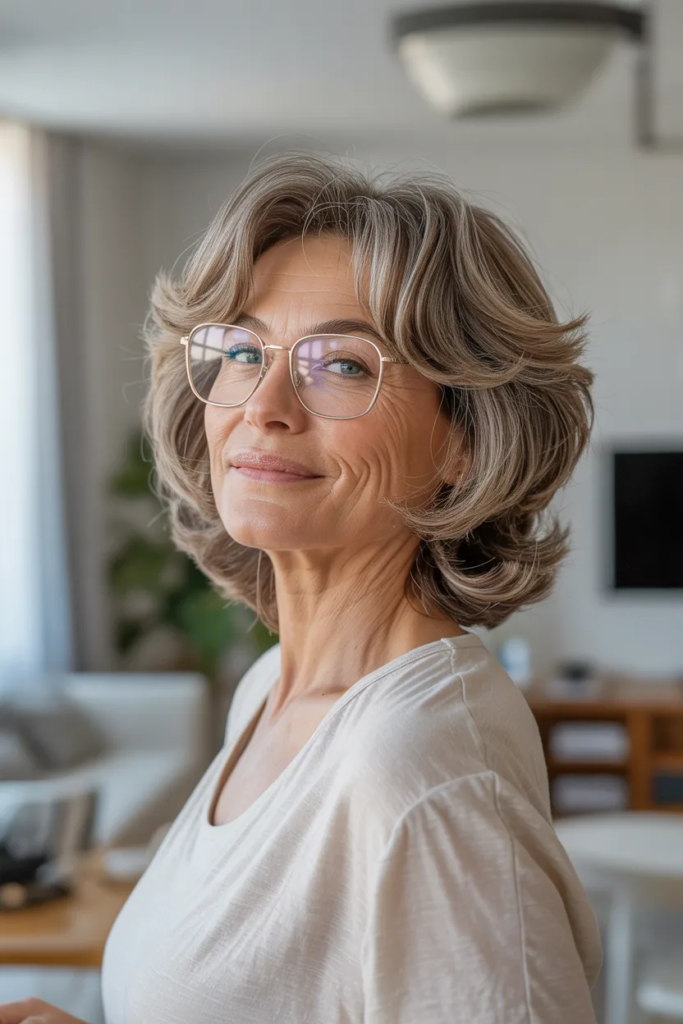 Voluminous Shag for Fine Hair