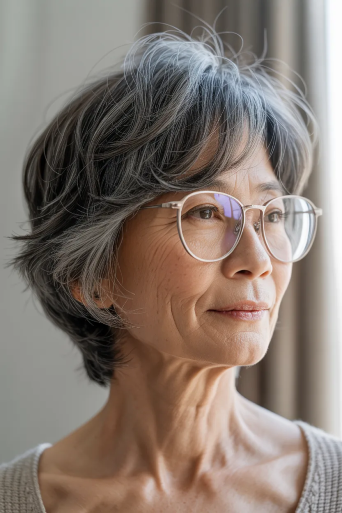 Modern Short Shag with Texture