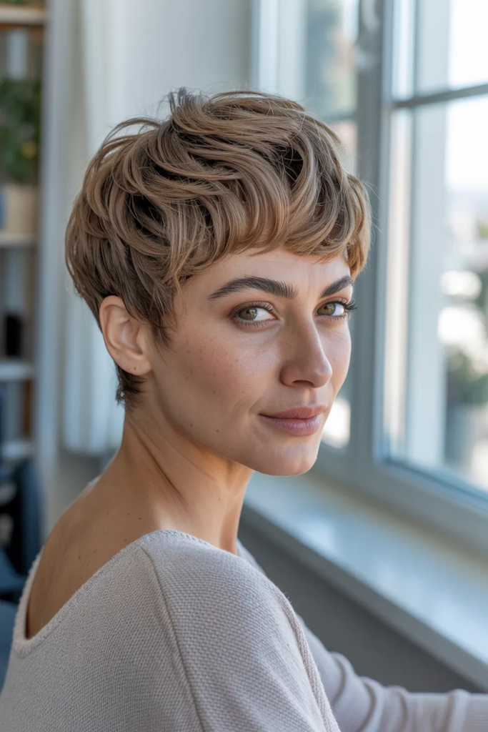 Feathered Pixie Shag