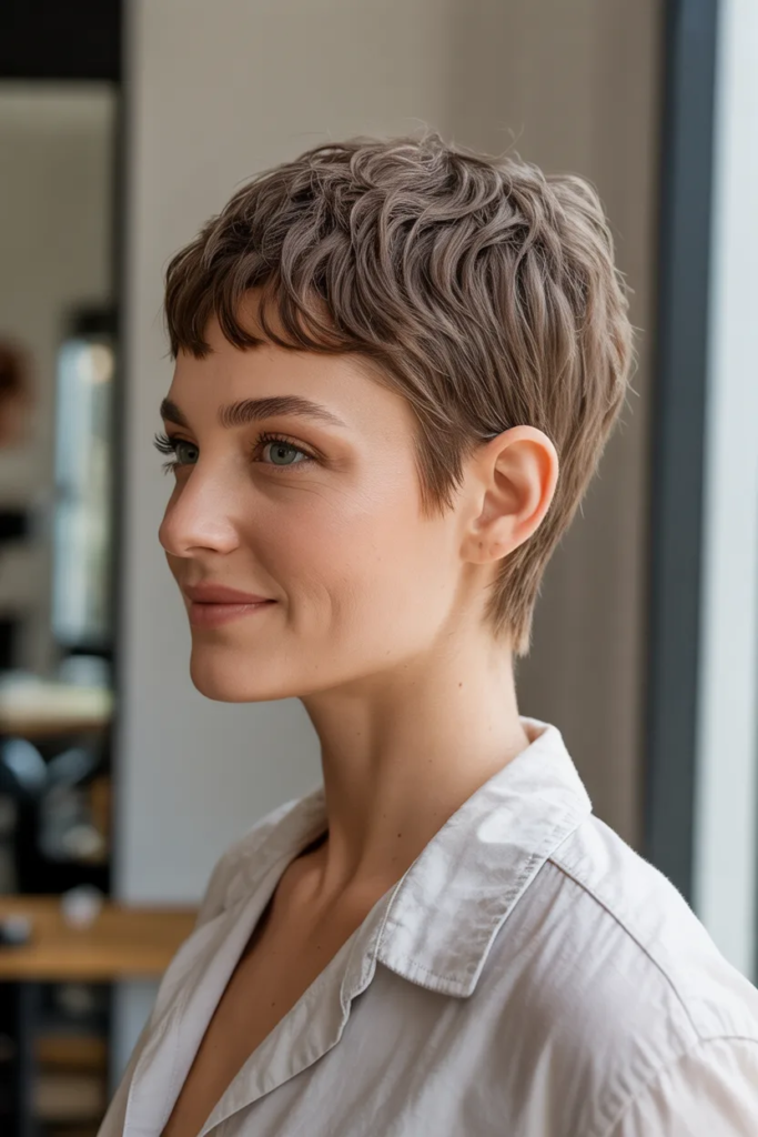 Razor-Cut Shaggy Pixie