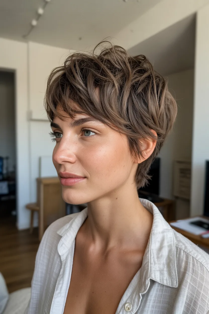 Grown-Out Shaggy Pixie