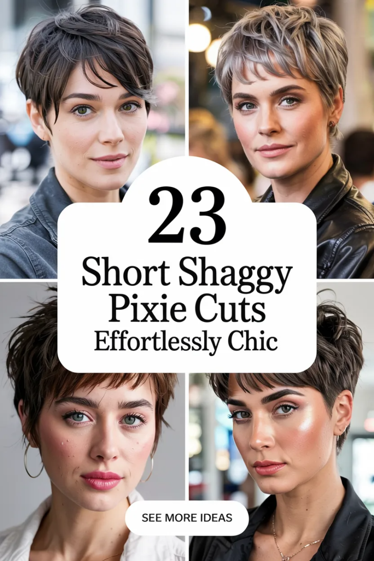Short Shaggy Pixie Cuts