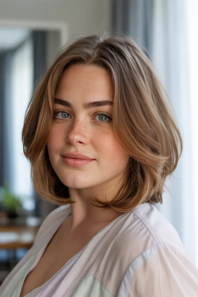 Layered Lob for Fine Hair