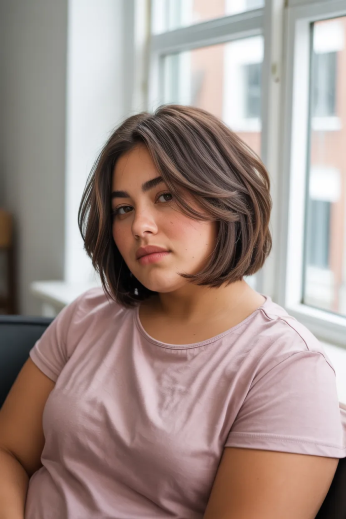 Chin-Length Bob with Layers