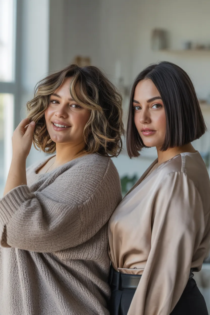 Styling Differences Between Layers and Blunt Cuts