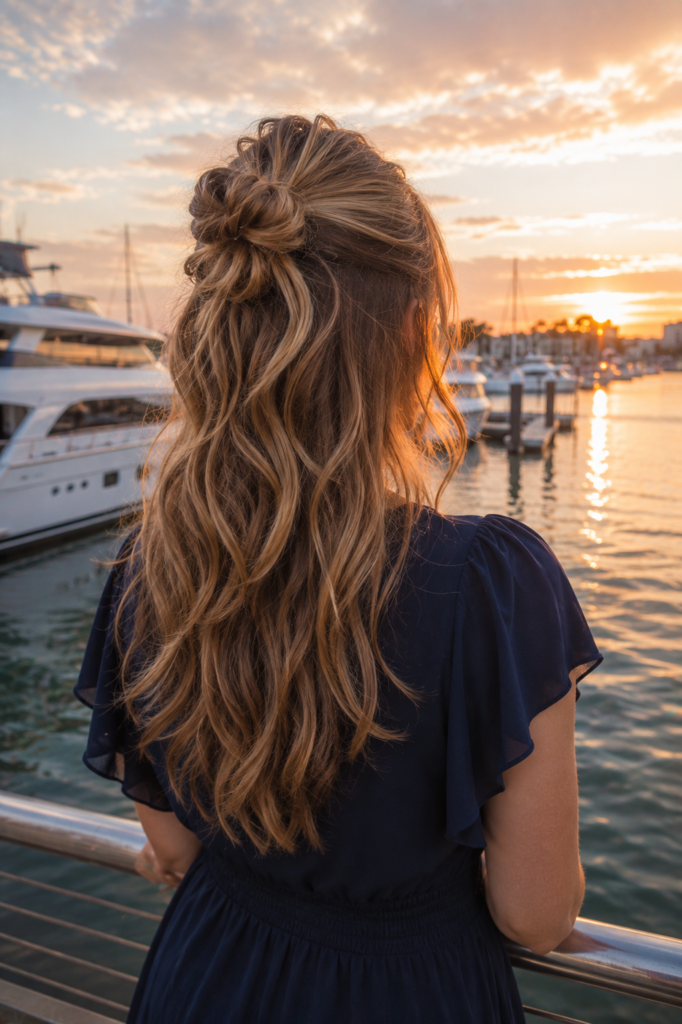Half Up Top Knot