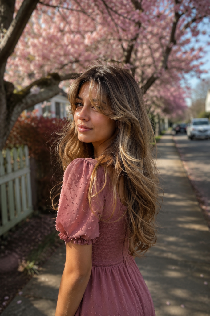 Wispy Curtain Bangs
