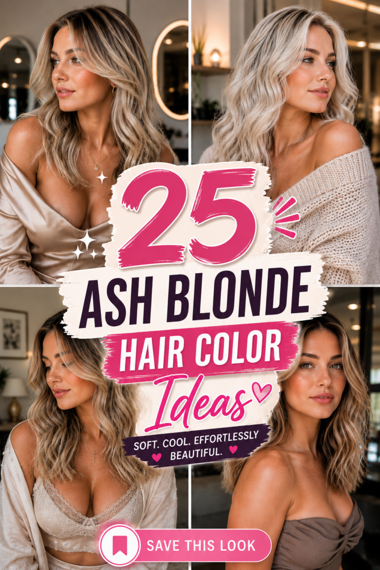 Ash Blonde Hair Color Ideas