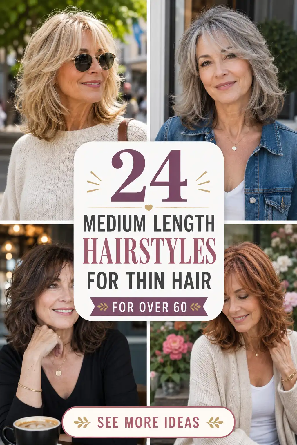 Medium Length Hairstyles For Women Over 60