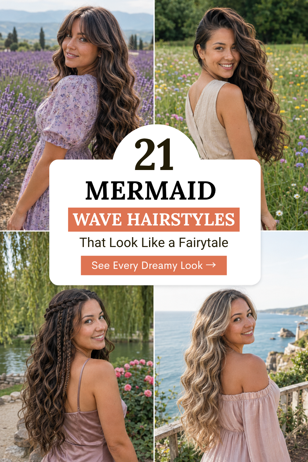 Mermaid Waves Hairstyles