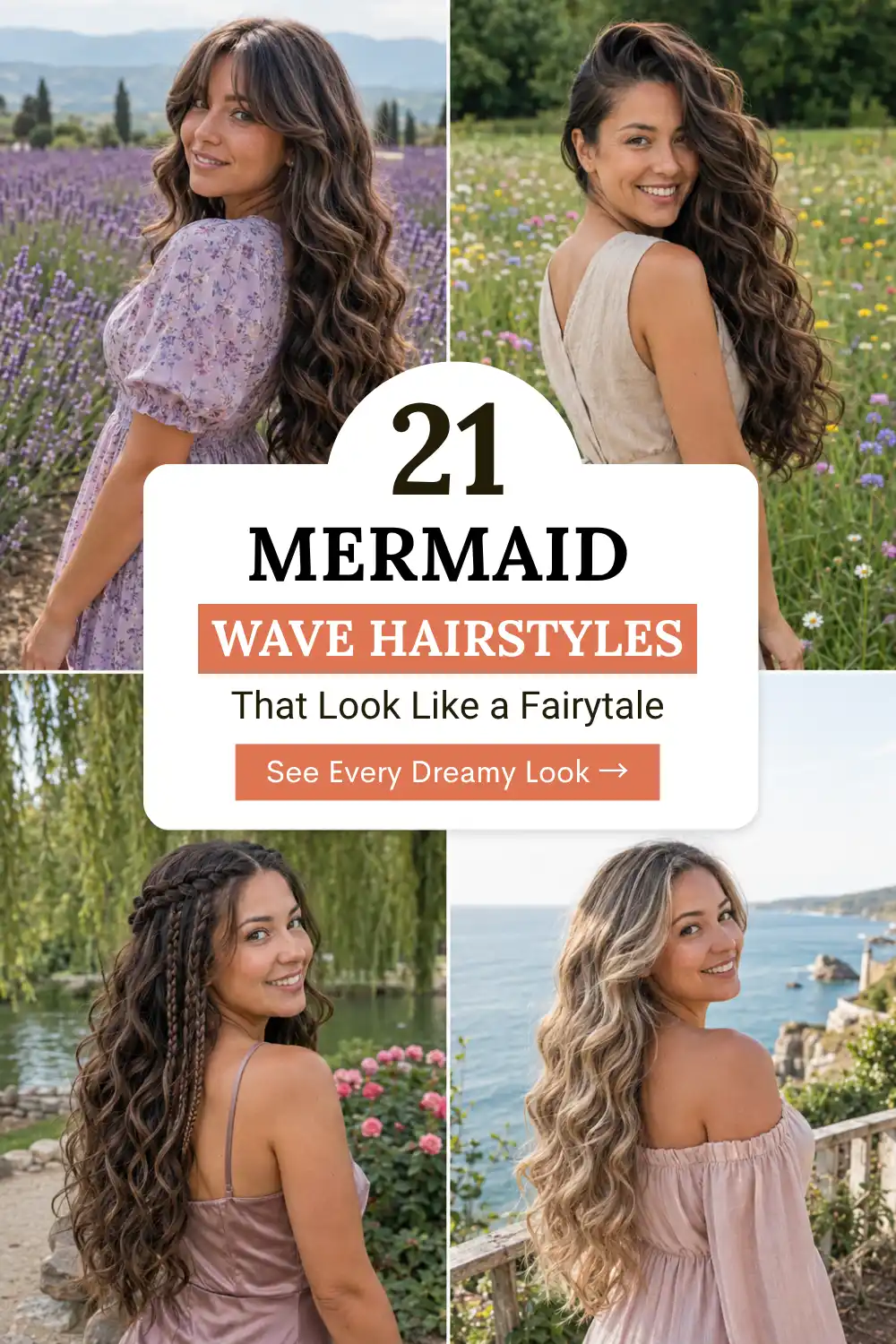Mermaid Waves Hairstyles