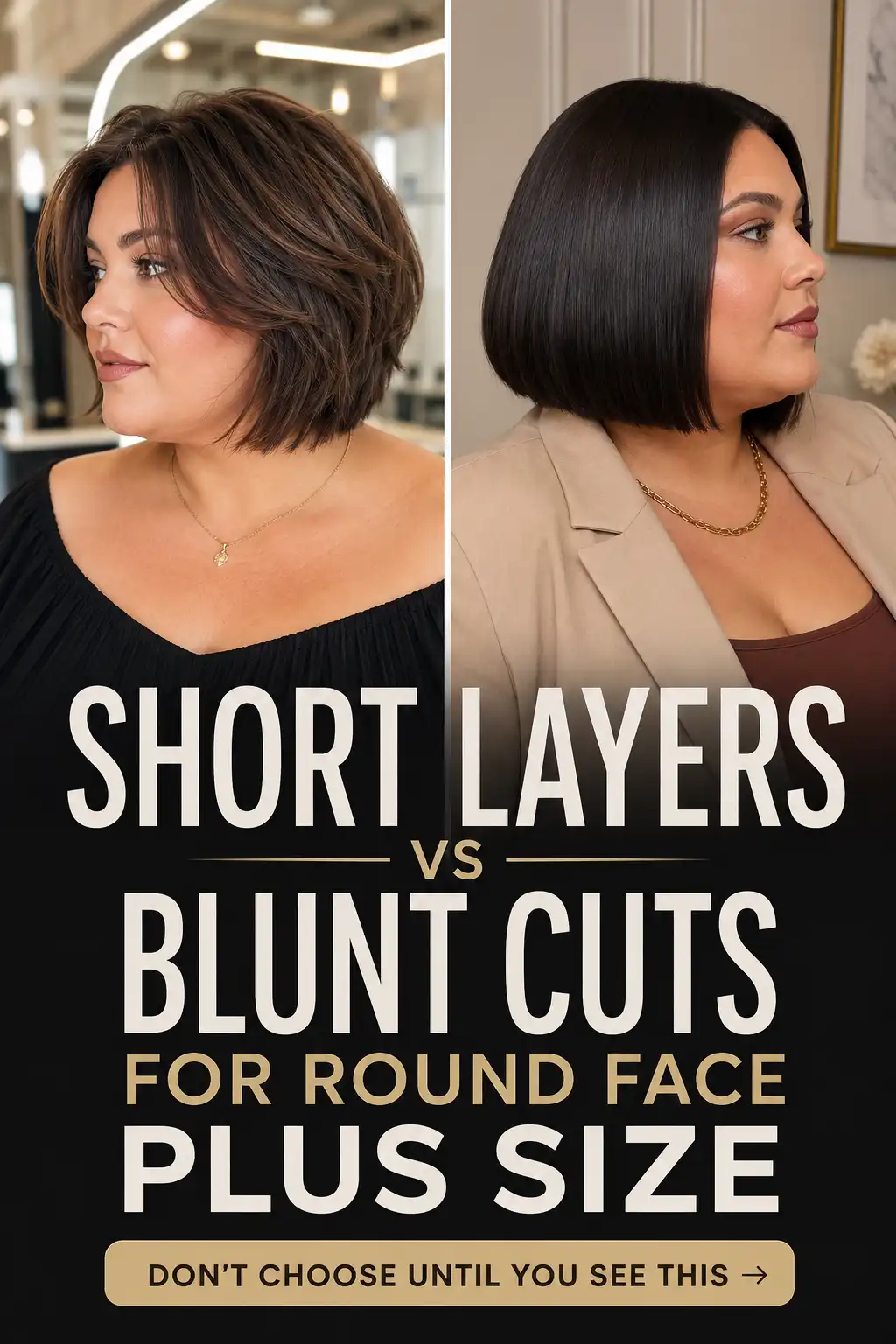 Short Hairstyles For Round Face Plus Size