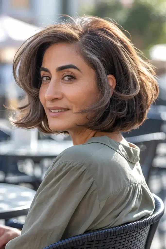 Textured Mid-Length Bob