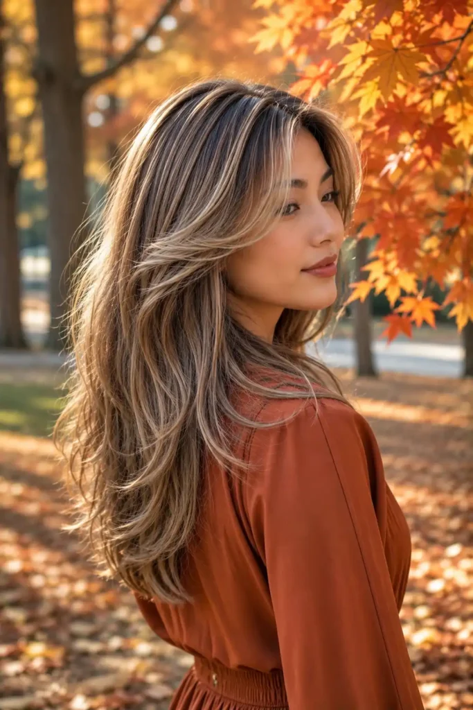 Milk Tea Hair with Soft Layers