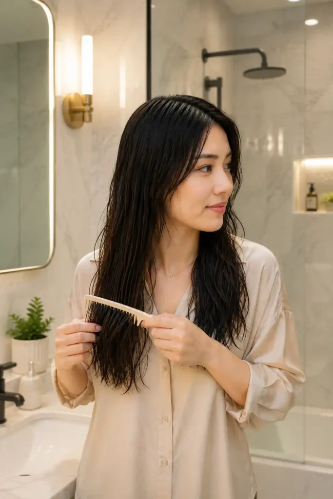 Prepare Your Hair Before Creating Heatless Waves