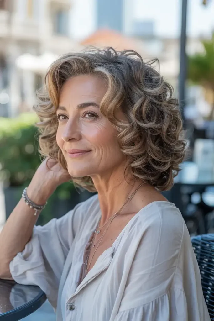 Shoulder-Length Hair With Soft Curls