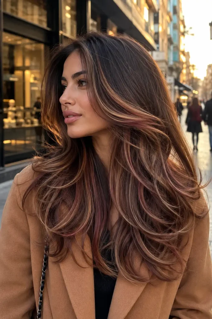 Warm Brunette Neapolitan Hair