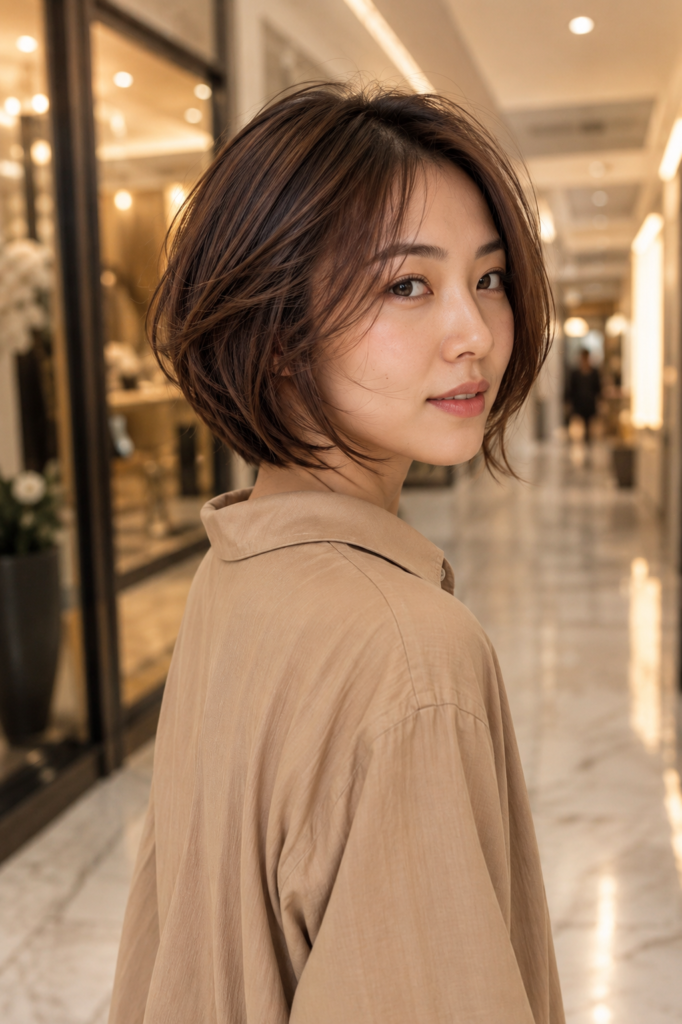 Layered Bob with Face-Framing Pieces