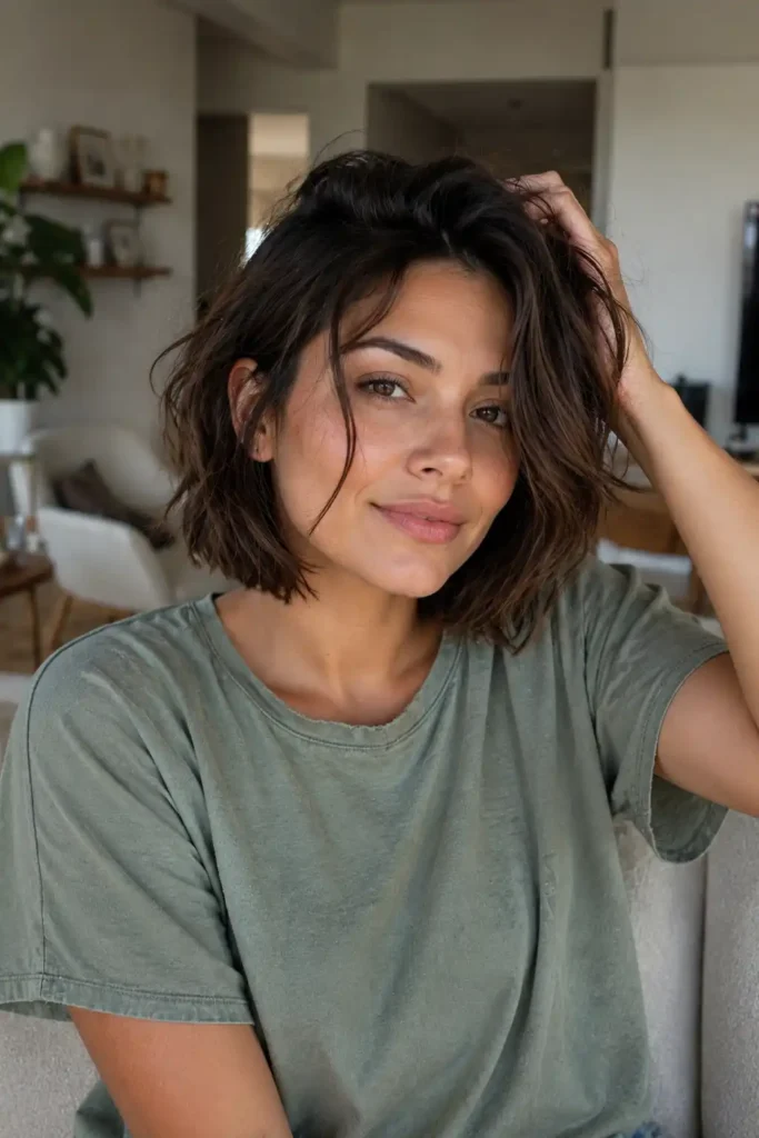 Messy Summer Bob