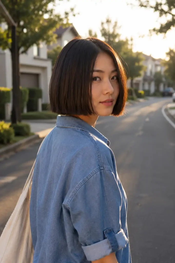 Blunt Summer Bob