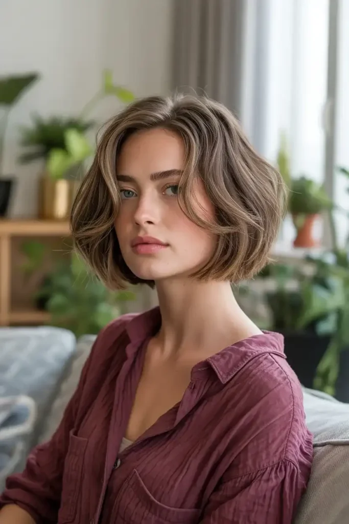 French-Inspired Layered Bob