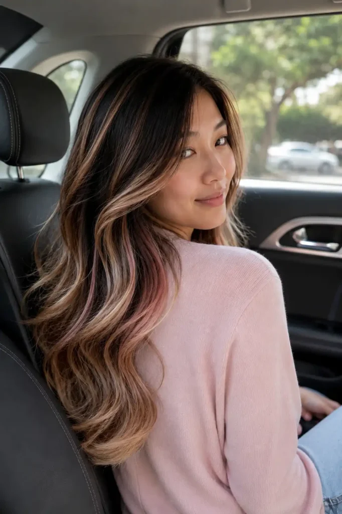 Chocolate Base with Creamy Blonde Ends
