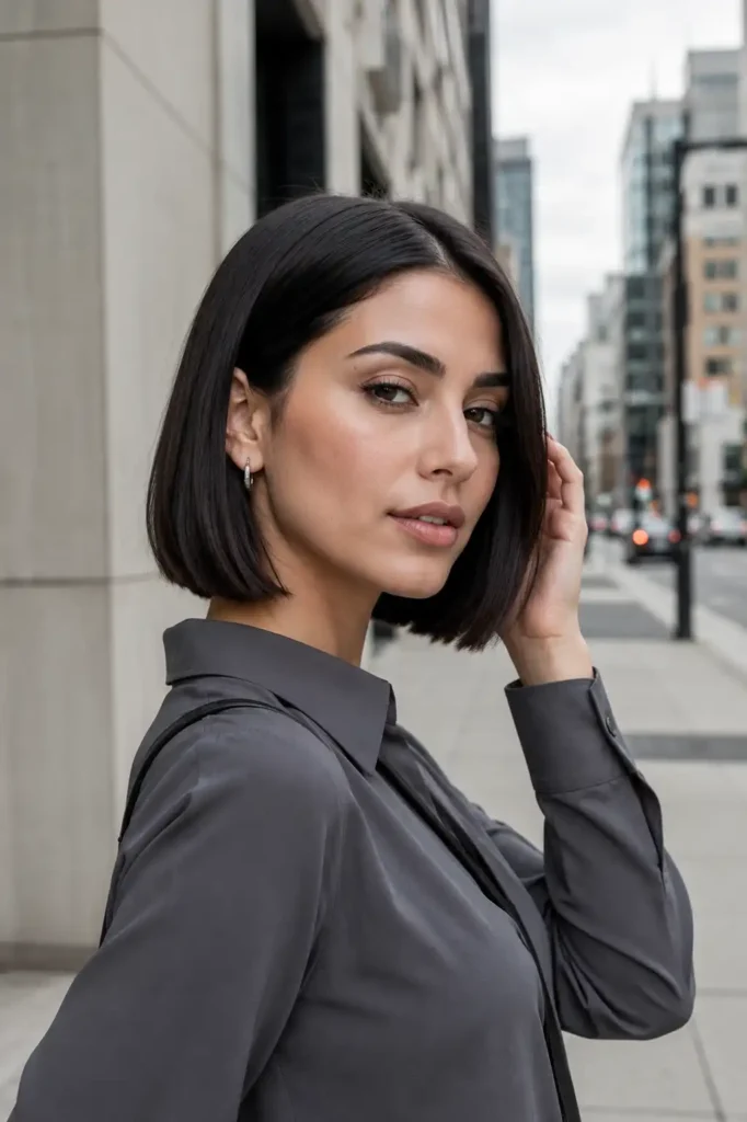 Sleek Glass Hair Bob